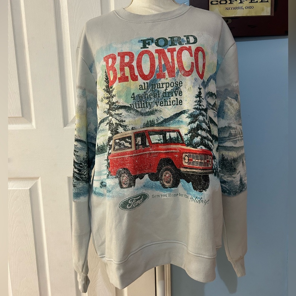 Ford Bronco Sweatshirt Men’s Size Large - Picture 2 of 9